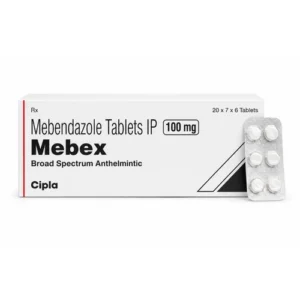Mebex 100mg (Mebendazole)