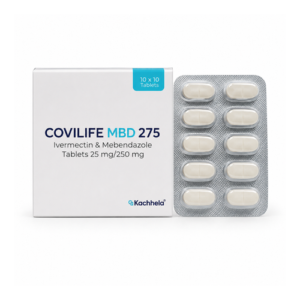 Covilife MBD 275mg (Ivermectin 25mg & Mebendazole 250mg)
