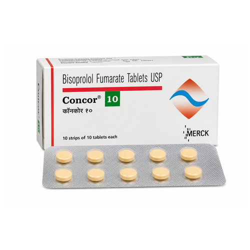 Bisoprolol Fumarate 10mg (Concor)