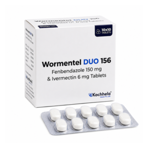 Wormentel Duo 156 (Fenbendazole 150mg & Ivermectin 6mg)
