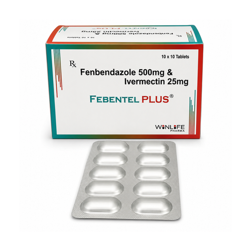 Febentel plus (Fenbendazole 500mg & Ivermectin 25mg)