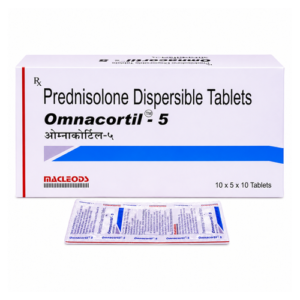 Prednisolone 5mg (Omnacortil 5)