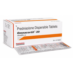 Prednisolone 20mg (Omnacortil 20)