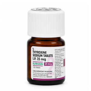 Thyroxine 25mcg (Eltroxin)