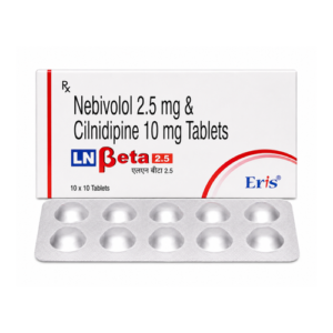 Nebivolol 2.5mg & Cilnidipine 10mg Tablets (LN Beta 2.5)